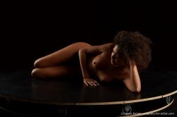 Nude Woman Black Slim medium black Standard Photoshoot Pinup